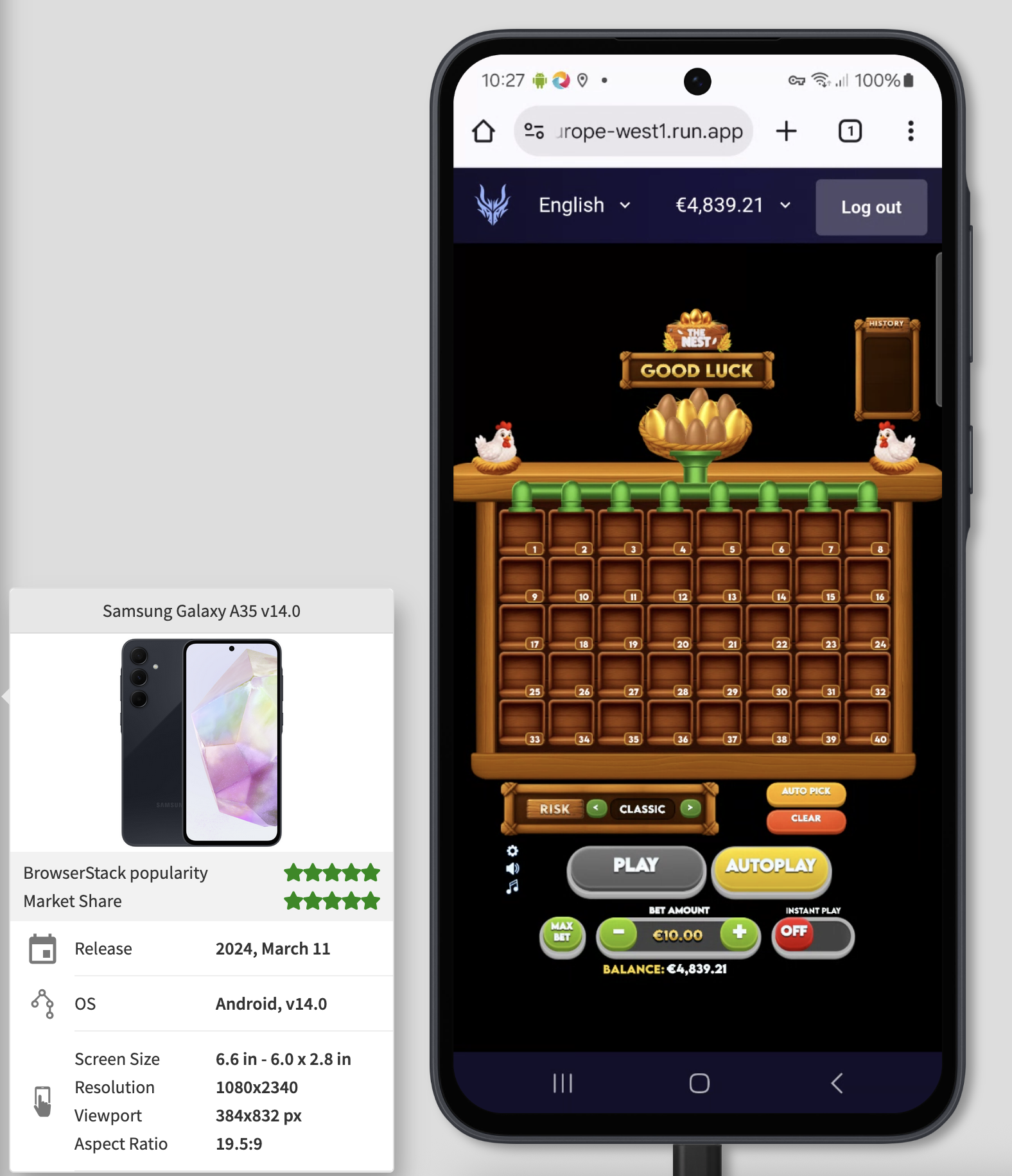 BrowserStack Test Görseli 1