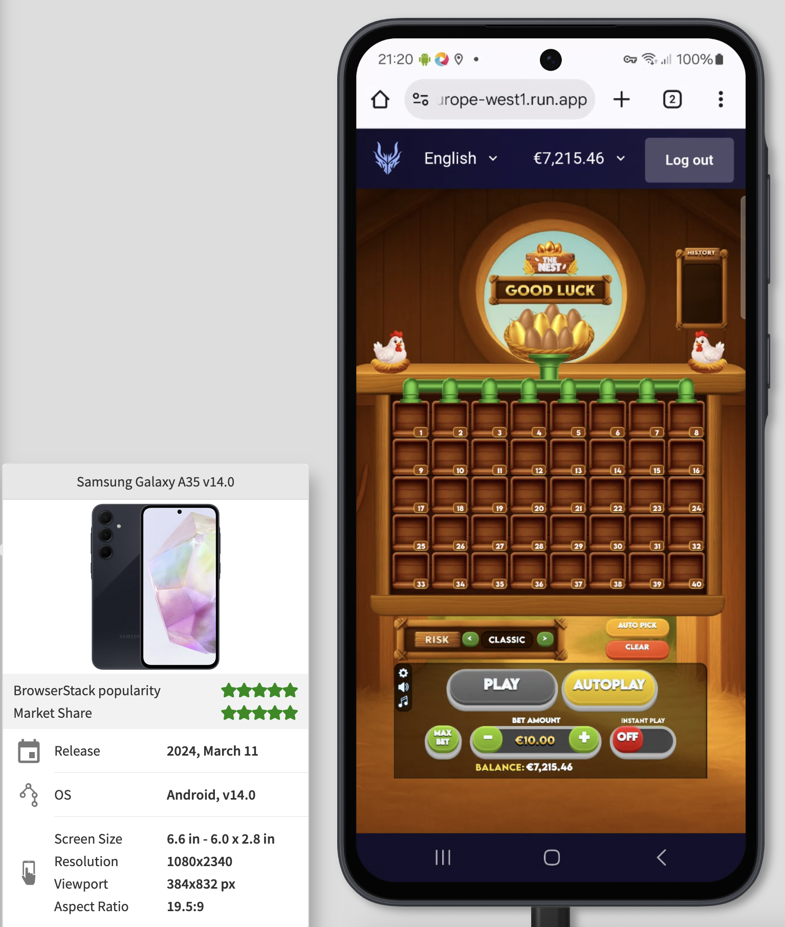 BrowserStack Test Görseli 2